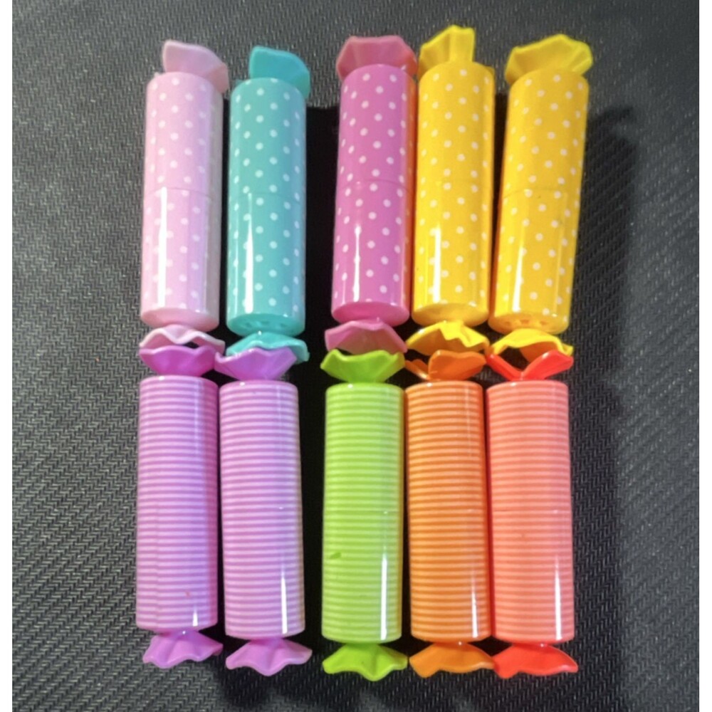 Candy Shaped Mini Markers Set of 10 Assorted Colors